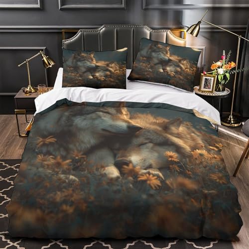 Parure de lit chevaux 3D en microfibre résistante et douce de qualité supérieure - 2
