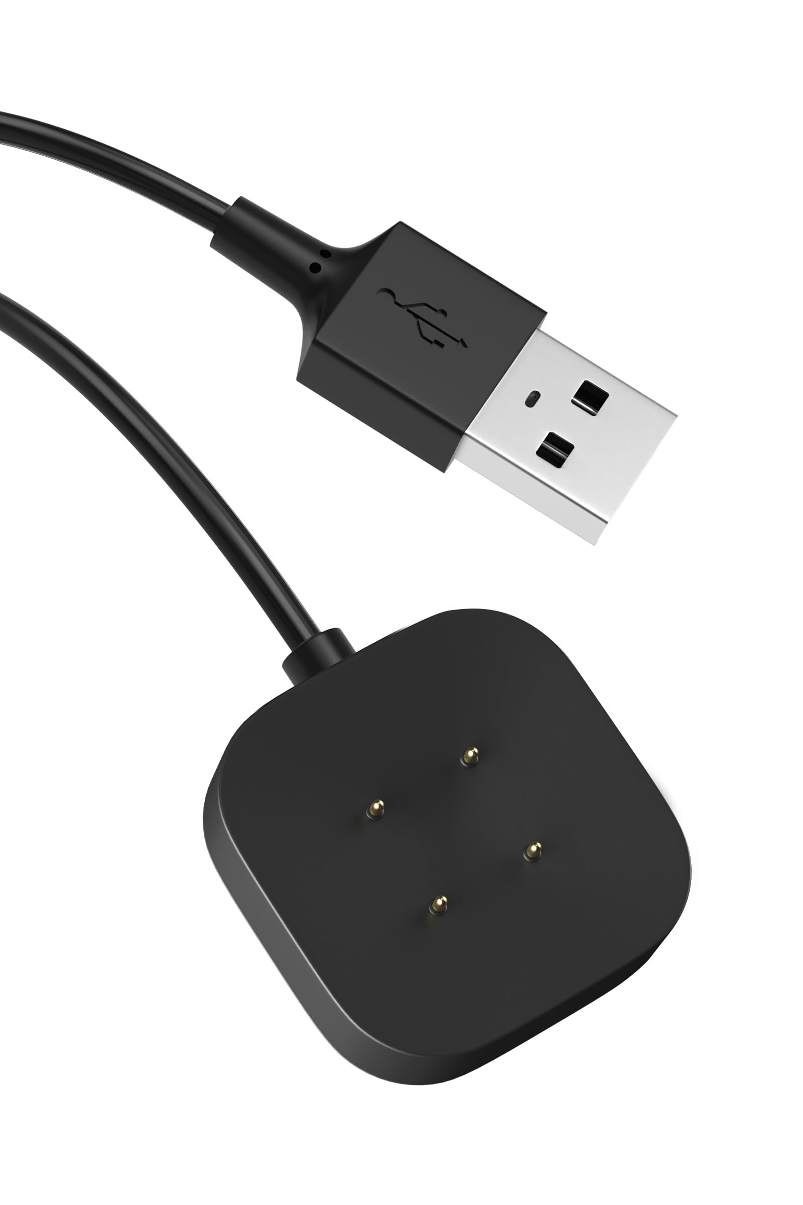 Stazione Di Ricarica Magnetica Per Fitbit Sense / Versa 4 / Versa 3 - Cavo USB 120 Cm Nero - 2