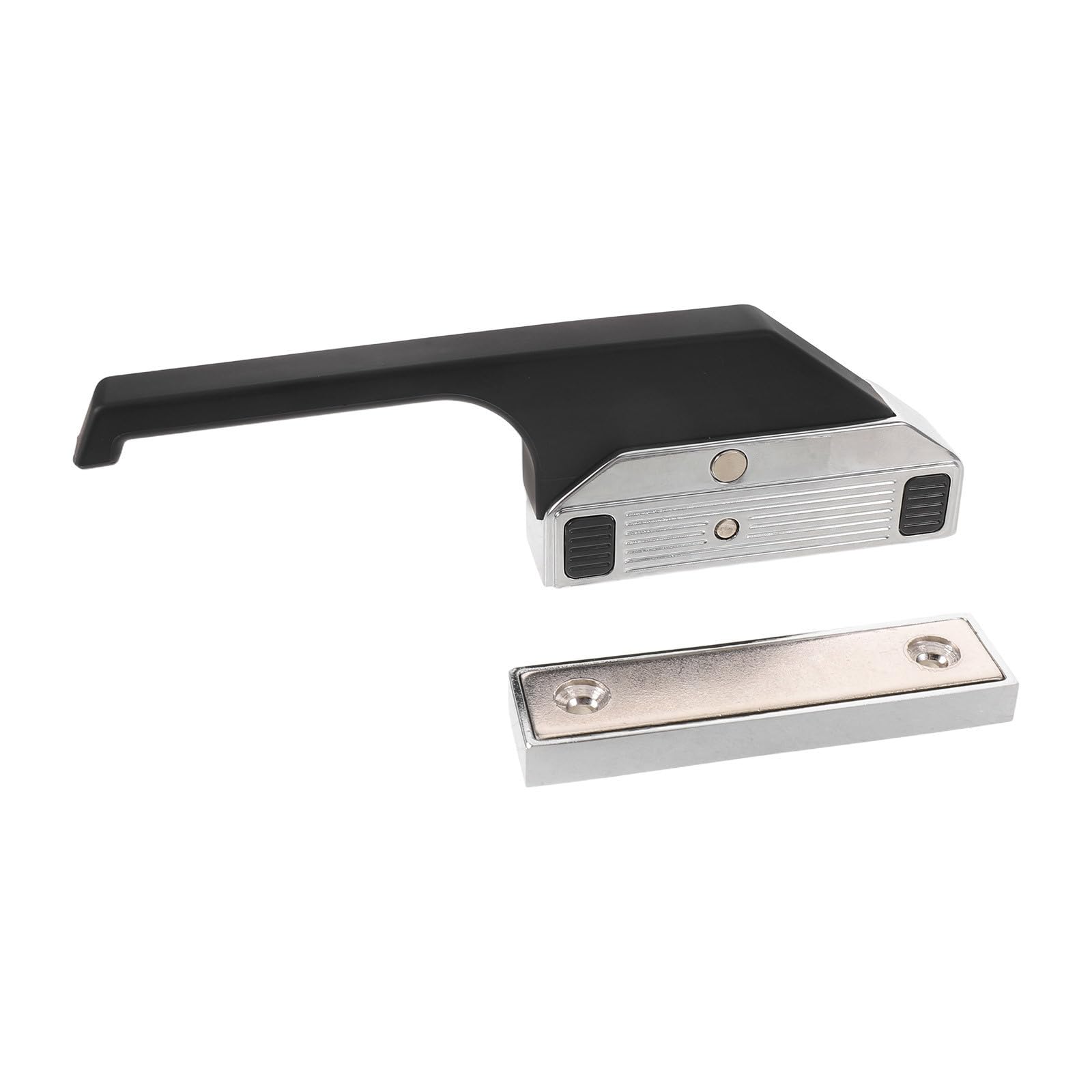 Manija Magnética de Puerta para Refrigerador, Aleación de Zinc Negra