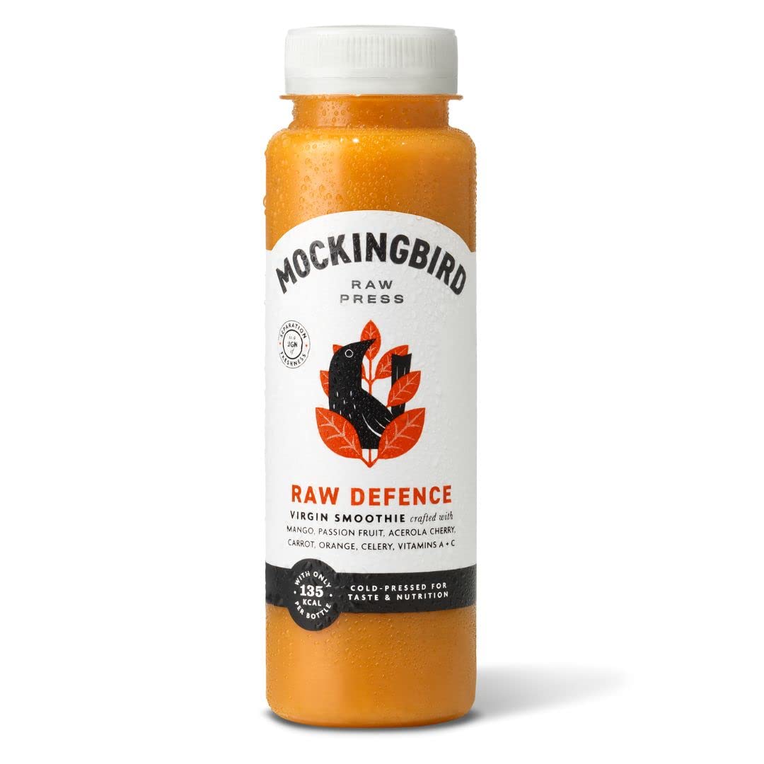 Raw Defence Mango & Passion Fruit Cold Pressed Smoothie, 250ml
