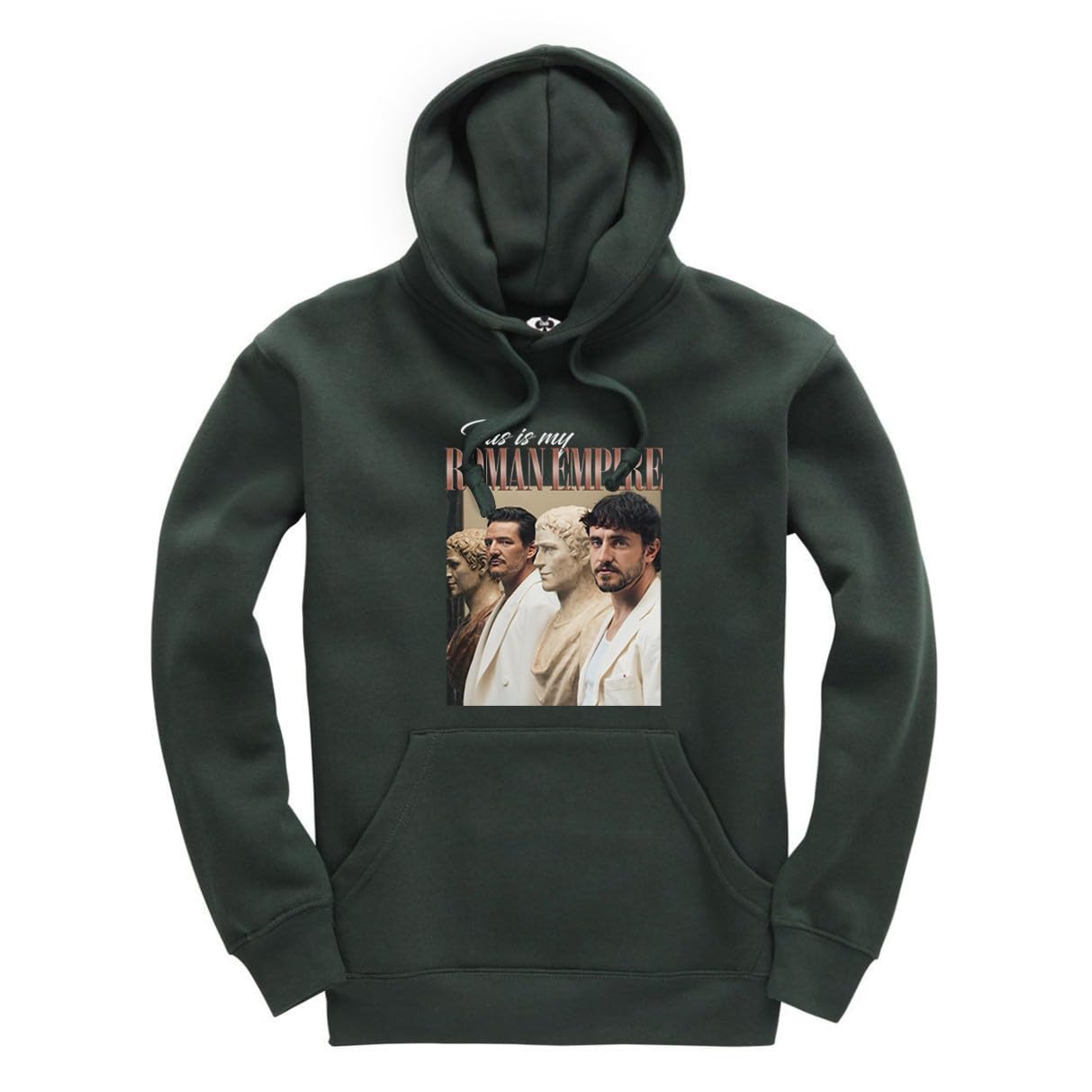 Taylor Brown This is my roman empire, paul mescal pedro pascal Jumper Unisex Funny Adults Hoodie Jumper Forest Green