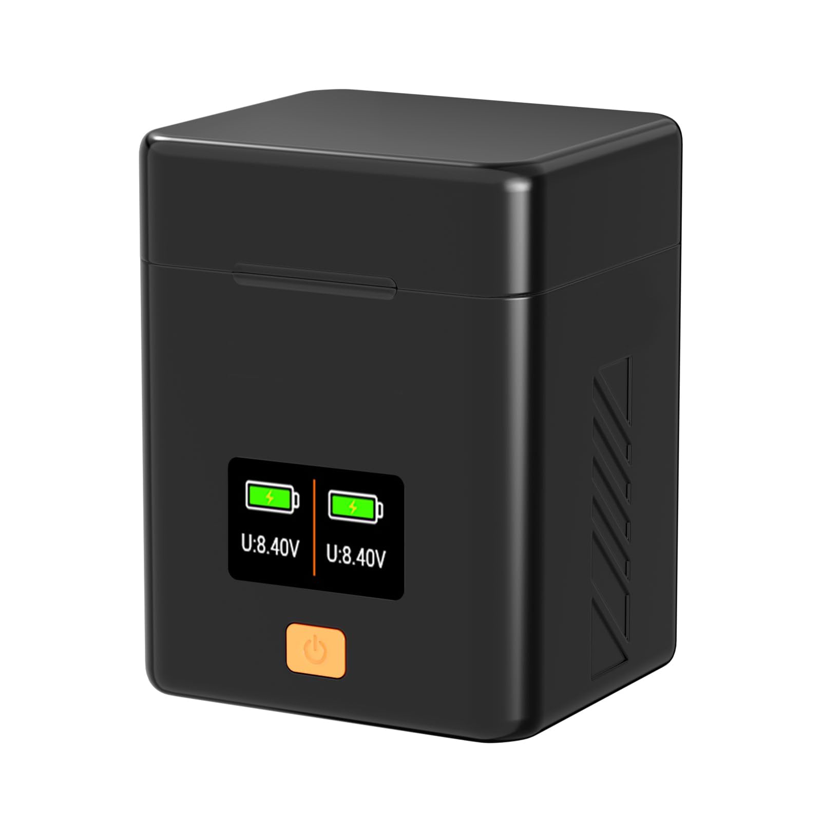 Estuche de carga de batería para cámara con dos ranuras y carga rápida PD para baterías EN-EL15B/EN-EL15C, incluyendo ranuras para tarjetas, adecuado para fotografía en interiores y