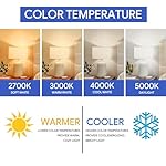 24 Pack A19 LED Light Bulb Daylight 5000K LED Bulbs, 60 Watt Equivalent, Efficient 8.5 Watt, 800 Lumens, E26 Medium Base, Non-Dimmable, ETL/UL Listed - Image 4