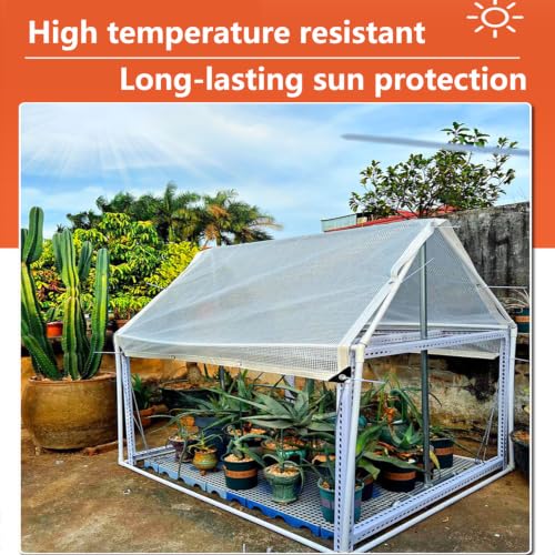 Lona Impermeable de PVC 2X5m Transparente con Ojales y Protección 7