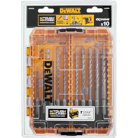 DEWALT 10PC SDS Plus Extreme 2 Set Cover