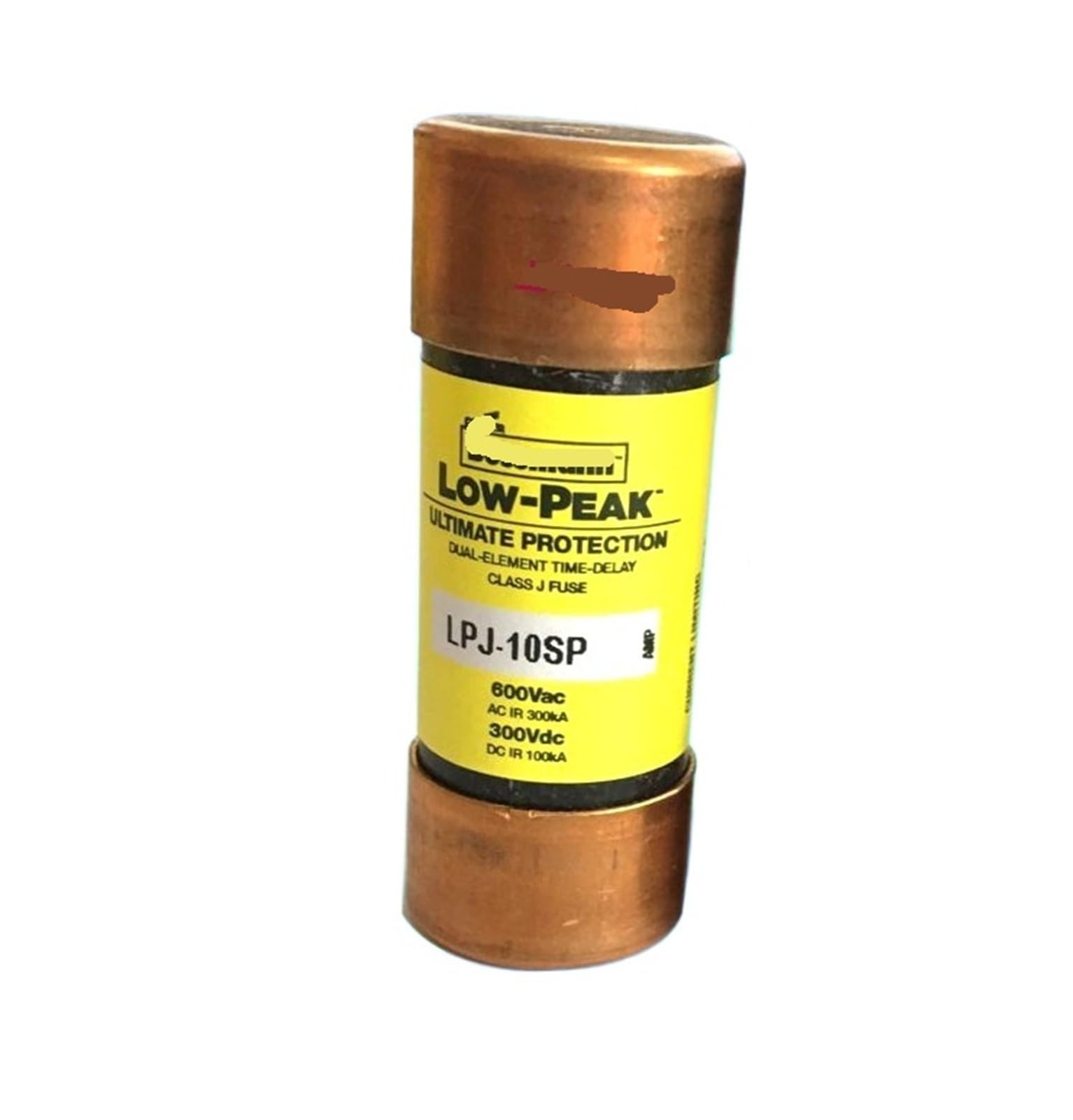 KXIWLUFV Time-delay Fuse LPJ-10SP Ceramic Tube 600V /300V 10A Base