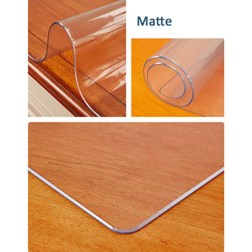 Protection de table basse contre les taches et rayures avec la nappe mate PVC