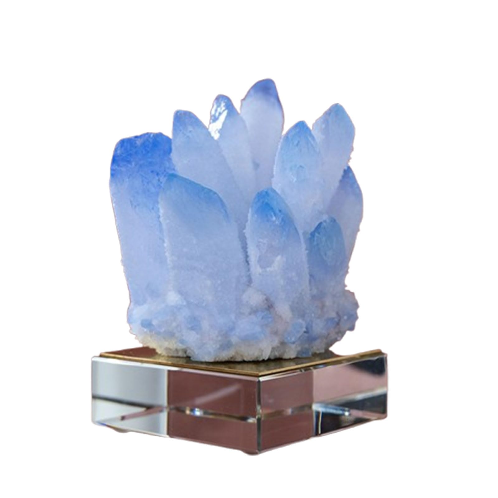 ITCLEYMDZV Crystal Cluster, with Base Stone Gemstone for Feng Shui, Lucky Home Decor Spiritual Gifts,E1