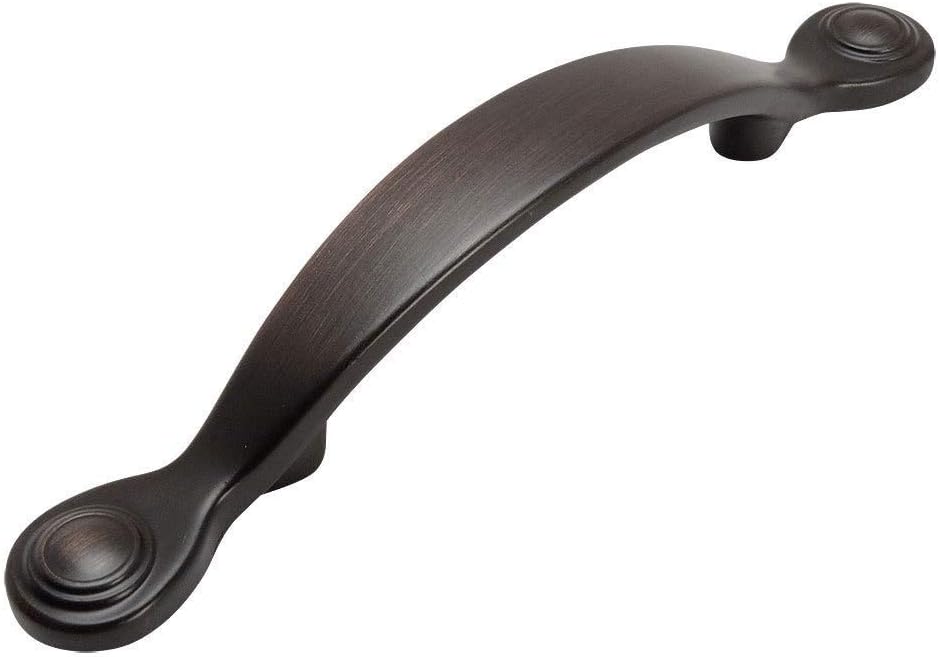 Cosmas 25 Pack 7959ORB Oil Rubbed Bronze Cabinet Hardware Arched Handle Pull - 3 Inch (76mm) Hole Centers, 5-3/4 Overall Length