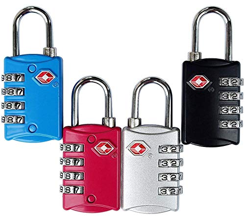 TSA-Approved-Luggage-Locks-4-Digit-Combination-Theft-Protection-on-Our-Durable-Heavy-Duty-Travel-Baggage-Lock-Padlock-and-Suitcase-Lock-Multi-Color-4-Pack-