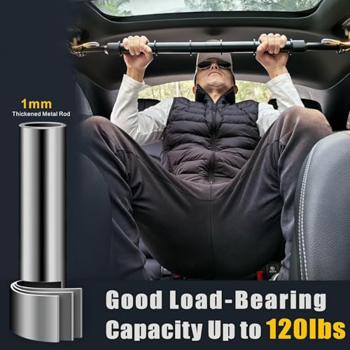 image for Idefair Car Clothes Hanger Bar Adjustable Garment Rack 30''-50'' Heavy
