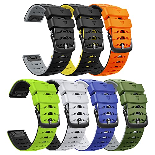 Bracelet Descent MK2 silicone 22mm robuste anti-perte pour montre connectée sport