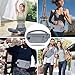 Money Belt for Travel Hidden Travel Pouch Women Men Hidden Rfid Passport Holder for Travel (Grey)