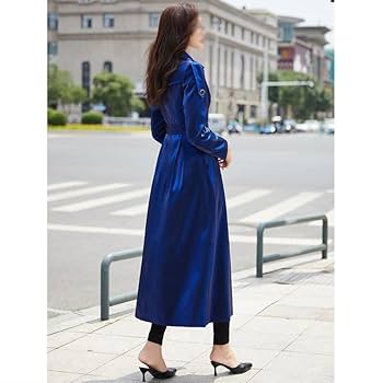 Amazon.co.jp: YXBDN ロングトレンチコートイングランドスタイル