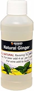 Brewer's Best Natural Beer and Wine Fruit Flavoring (Ginger), Multicolor, 4 oz - 0I-IXFJ-8LX5