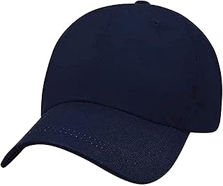 Plain Baseball Cap | Cotton Acrylic Hat | Classic & Adjustable Velcro | Dad Caps | For Men and Women