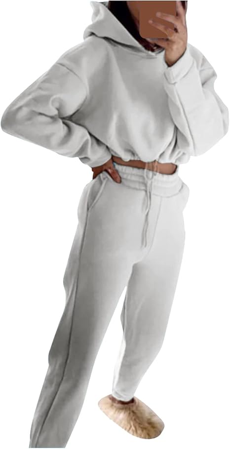 Baggy Jogginganzug Für Mädchen - Bequemer Hoodie Mit Jogginghose Für Teenager