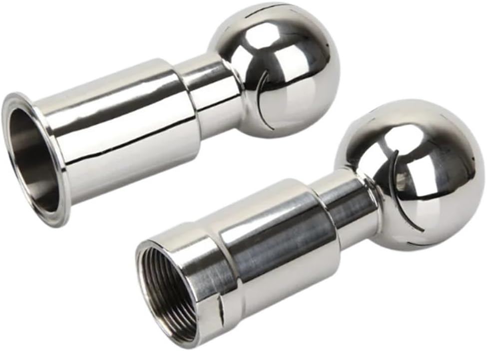 BSP 1/4-2inch Female Thread Sanitary Rotating Spray Ball, 304 Stainless Steel Tank Cleaning Ball 1pc(3/4inch)