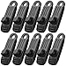 Lot de pinces de piscine Clips de cordon lourds 10 attaches Duty Tent Bungee Duty Clip Tarp Lock Clips Heavy Holder Cover Tarp Auvent Clip Camping et Lampe De Chevet Originale (Black, One Size)