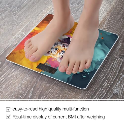 Báscula Digital de Baño con Pantalla LCD y Plataforma de Vidrio Templado miniatura 5