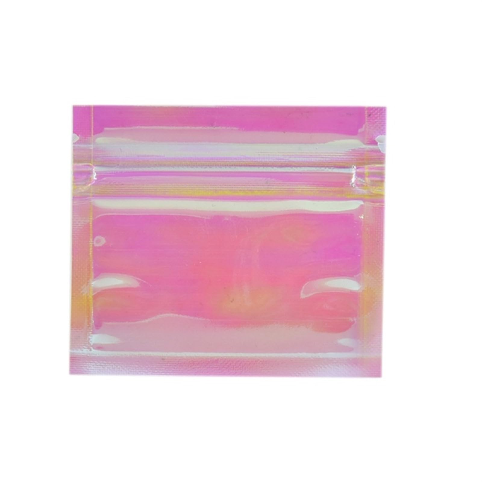 zip bags， Foil Zip Lock Bags Pack Of 100 Pink Multiple Sizes(6.5x7.5cm)