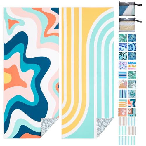 PY Super Mode 2 Pack Beach Towels 75x35 Inches