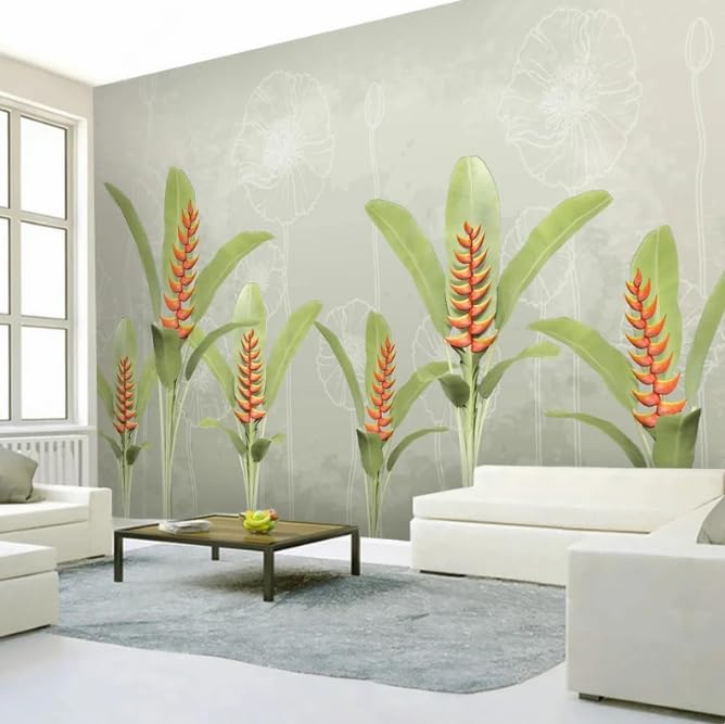 Papier peint forêt tropicale 3D chambre photo murale XXL