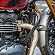 Motorschutz für Motorräder, kompatibel mit Speed 400 Scrambler 400 x 2024 2025, Highway Bars Stoßstangenschutz, Schwarz