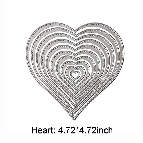 Cutting Dies 6PCS/Set Embossing Stencil Dies for Card Making Photo Album Decorative