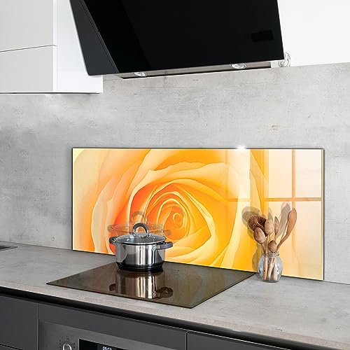 Panneau de cuisine lavable en verre trempé Wallfluent pour protéger et décorer vos murs