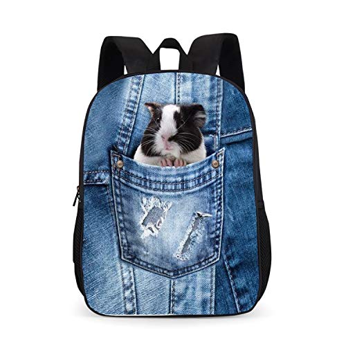 Preisvergleich Produktbild GFDSH 3D gedruckte Tiermuster Rucksack Tasche, G09