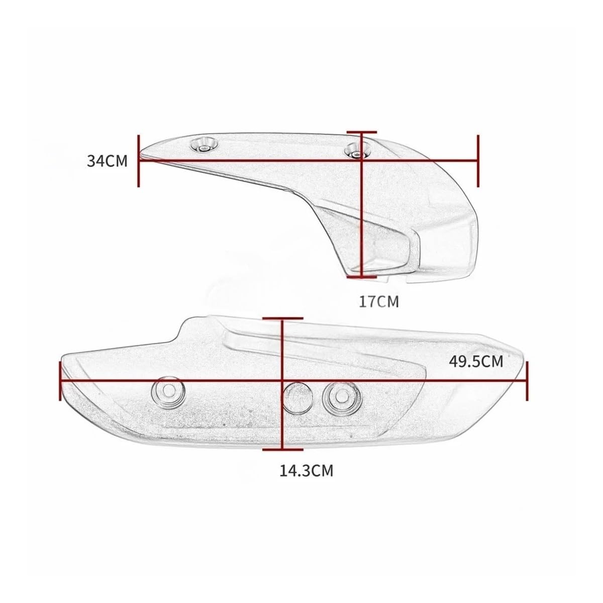 Protector térmico Motocicleta Protector De Escape para Motocicleta para TMAX530, T-MAX530, DX, SX, TMAX560, para TMAX 530, 560, Años 2017 A 2021.