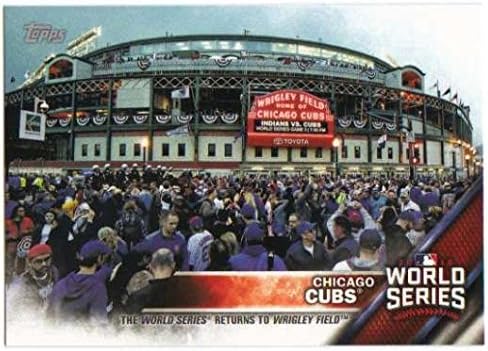 2016 Topps Chicago Cubs World Series Champions Box Set Break #WS-6 Wrigley Field Chicago Cubs Official MLB Trading Card (One Baseball Card)