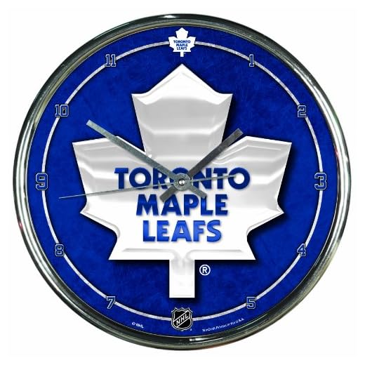 Wincraft NHL Chrome Clock