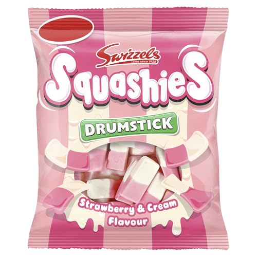 Swizzels Squashies Strawberry & Cream 120G (Pack de 12) miniatura 1