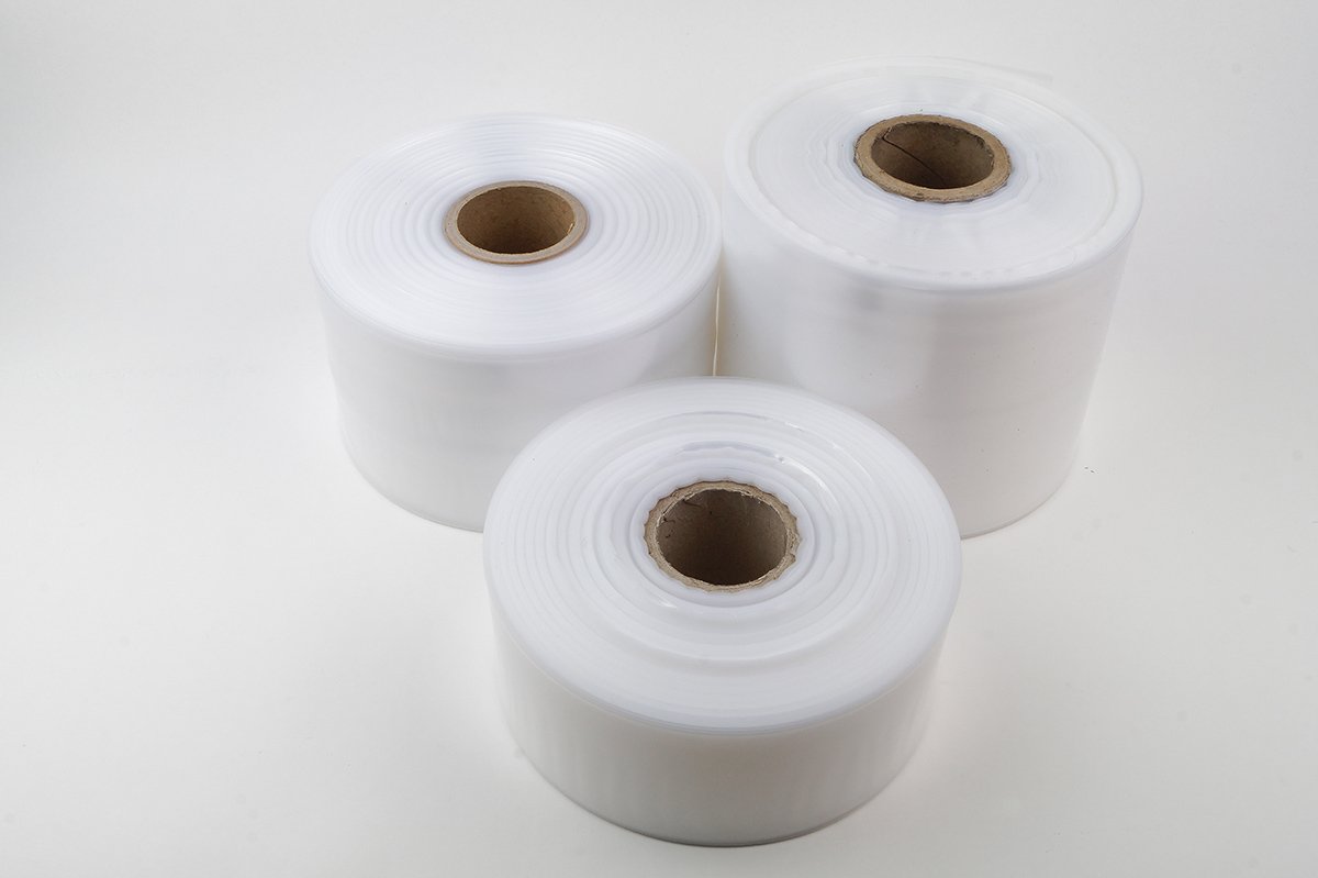 LDPE Schlauchfolie 200mm Breit, 25my - 500m Rolle Lebensmittelecht Made In Germany