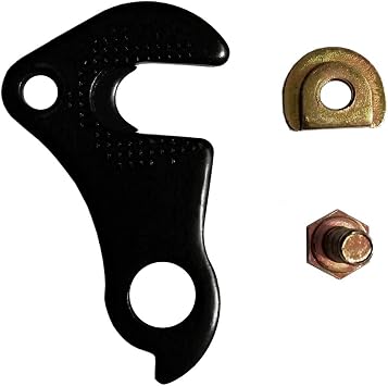 Kongenle Bicycle Derailleur Hanger Dropout with Mounting Bolts and Nuts for The Rear Derailleurs Failure Without Switch, RDT300