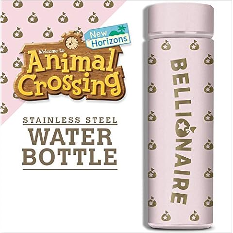 Controller Gear Animal Crossing 17oz, Insulated, Stainless Steel, Leak Proof, Water Bottle (Bellionaire) Cover