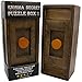 Puzzle Box Enigma Secret Discovery - Money and Gift Card Holder in a Wooden Magic Trick Lock with Hidden Compartment Piggy Bank Brain Teaser Game
