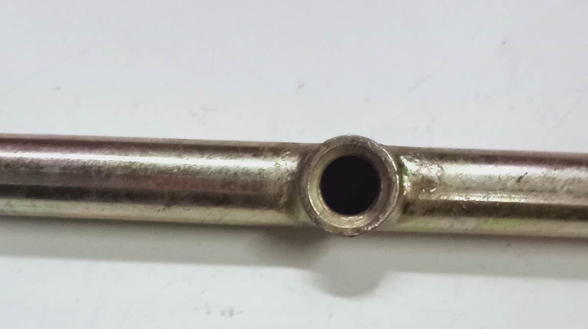 Round Straight Mild Steel One Burner Lpg Gas Stove Pipe Langth:13.5 inch 1.Hole Type-picture-31