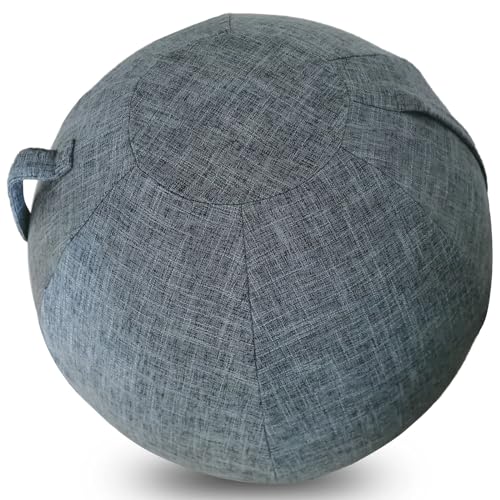 Cubierta para pelota de parto y yoga que transforma tu salón en un estudio de bienestar