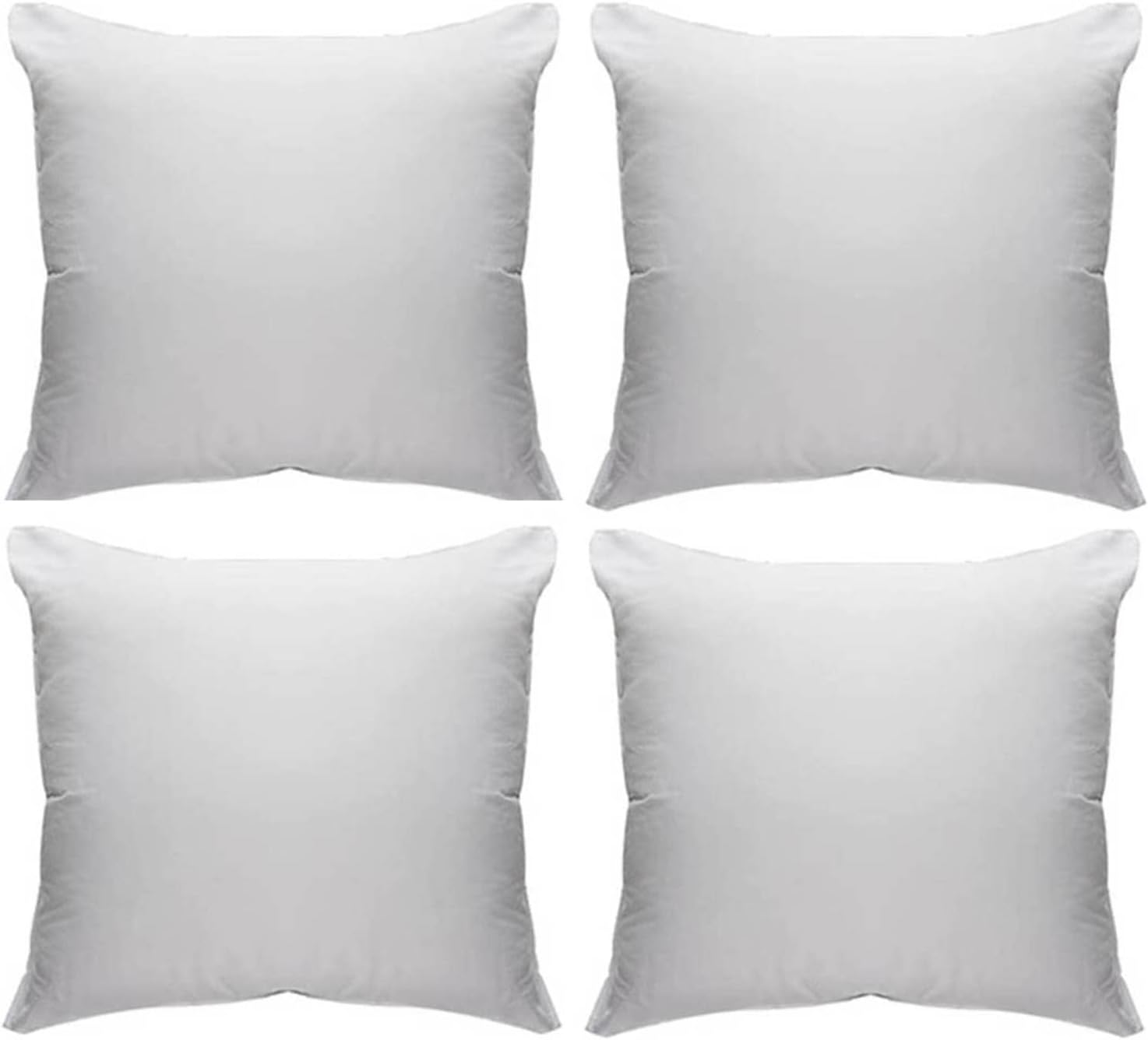 OVER FILLED Cushion Inserts 18x18 inches Inner Pads Bounce Back Hollowfibre Scatters Cushion inserts 45cm x 45cm Pack of 4