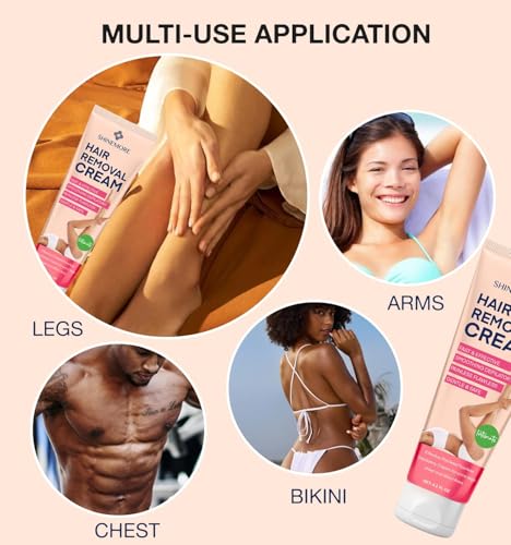 Image of Intimate Hair Removal Cream for Women: Effective Painless Flawless Depilatory Cream for arms legs chest and Pubic Area - Suitable for All Skin Types 120ml