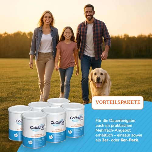 Testsieger: SEHR GUT für Gelenke, Knochen, Muskeln, Bändern und Sehnen - rein natürlich für Hunde und Katzen - Collagile Dog 225g für mehr Lebensfreude