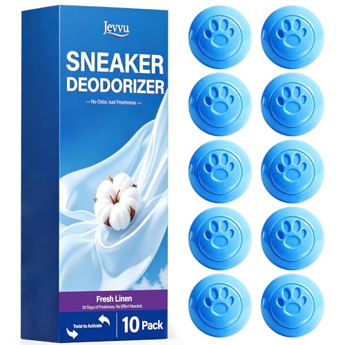 Shoe Deodorizer Balls 10 Pack Odor Eliminator for Shoes Sneakers Boots Gym Bags and Lockers