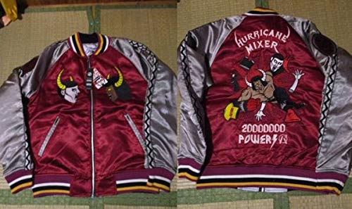 Amazon.co.jp: キン肉マン スカジャン 刺繍 リバーシブル M