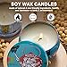 Howemon Scented Candles Gift Set, Natural Soy Wax Portable Travel Tin Candles Women Gift with Strongly Fragrance Essential Oils for Stress Relief and Aromatherapy - 16 Pack