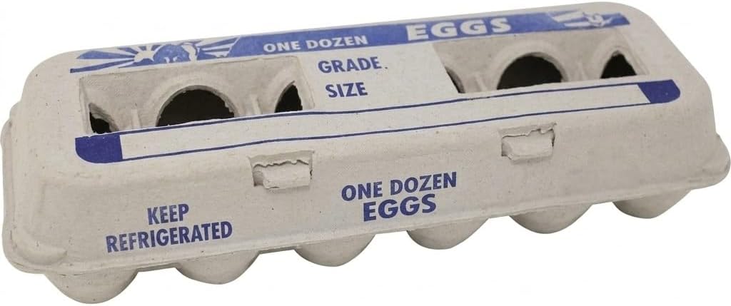 Egg Cartons - 250 Count Egg Capacity: 12 | Package Quantity: 250 cartons