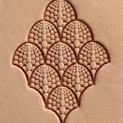 Scale Leather Stamp Tool Stamps Stamping Carving Punches Tools Craft Leathercrafting