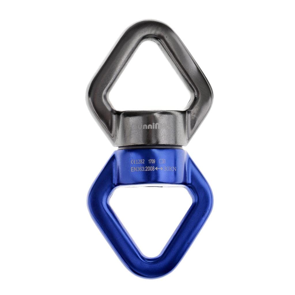 LOOM TREE® Safety Swivel Rope Connector Device for Climbing Aerial Dance Blue and Gray | Outdoor Sports | Climbing & Caving | Carabiners & Hardware